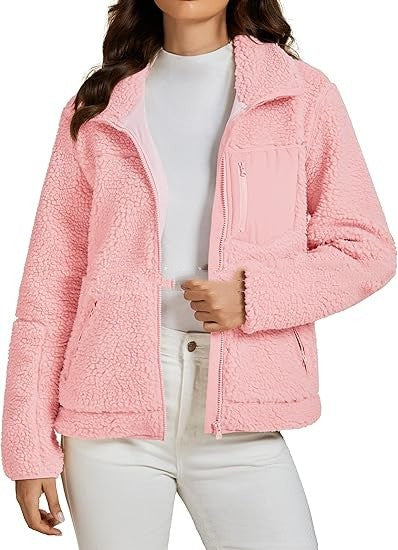 Camisa Polar Suelta con Solapa y Botones para Otoño e Invierno - Image 2
