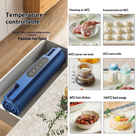 Plato Calentador Plegable Flexible para el Hogar - Image 2