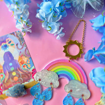 In the Clouds Rainbow Wall Hanging - Tekeno