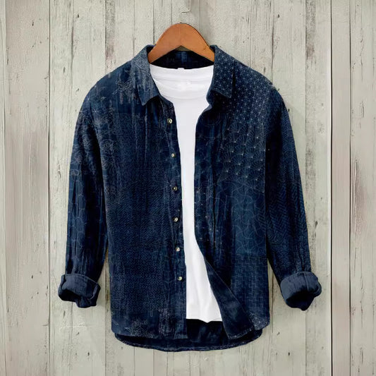 Camisa Oversize Estampado 3D para Hombre Talla Grande - Image 2