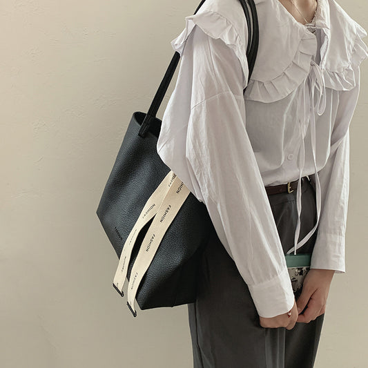 Bolso de Cuero Retro para Mujer - Diseño Clásico y Versátil - Image 2