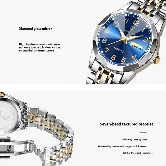 Reloj Inteligente Impermeable para Mujer con Doble Calendario - Image 2