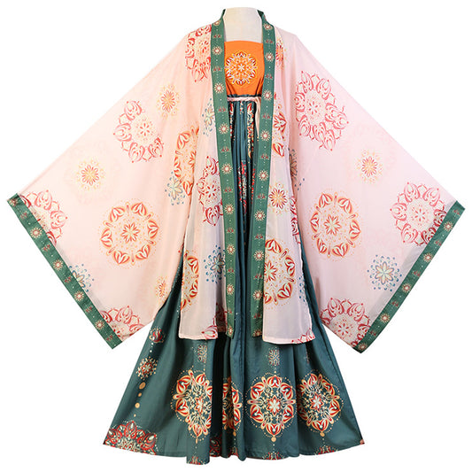 Hanfu Tradicional Willow con Efecto Niebla Luminoso - Image 2