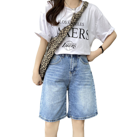 Shorts Vaqueros de Cintura Alta para Mujer - Image 2