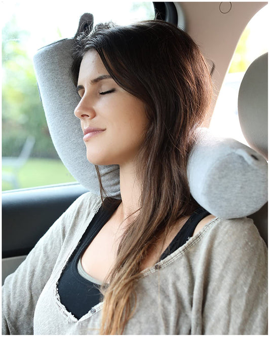 Almohada de Viaje de Espuma Viscoelástica Ajustable y Flexible con Soporte para Cuello, Barbilla, Zona Lumbar y Piernas - Image 2