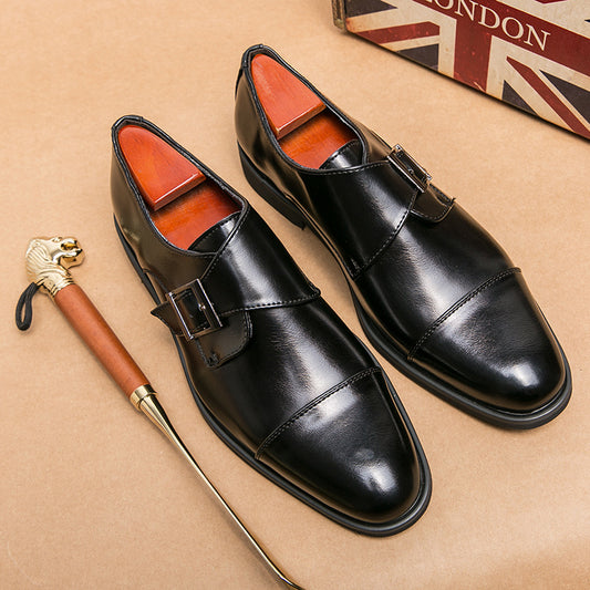 Zapatos de Tacón Bajo Estilo Británico Moderno - Image 2