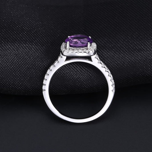 Anillo de Plata Esterlina S925 con Topacio Multicolor Incrustado - Image 2