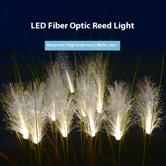 Lámpara Solar LED para Jardín con Diseño de Pasto Pampa - Image 2