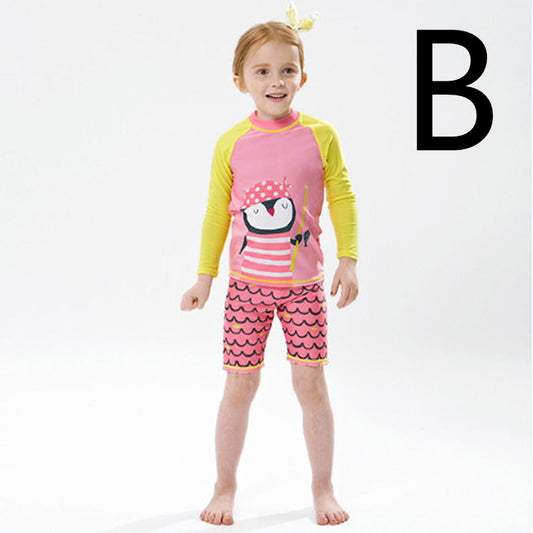 Traje de Baño Infantil Niño Secado Rápido con Diseño Dividido - Image 2