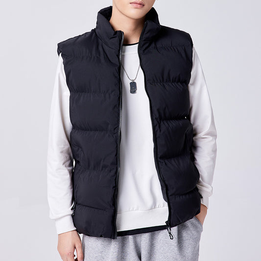 Chaleco Acolchado de Algodón para Hombre - Calidez y Estilo Casual - Image 2