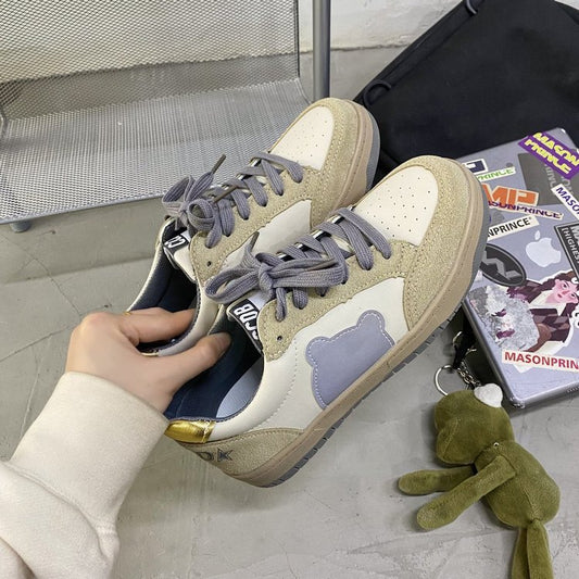 Zapatillas Blancas Retro de Cuero para Mujer - Sneakers Clásicos Tendencia - Image 2