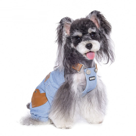 Pantalones Vaqueros con Tirantes para Perros Pequeños - Diseño Versátil Cuatro Estaciones - Image 2