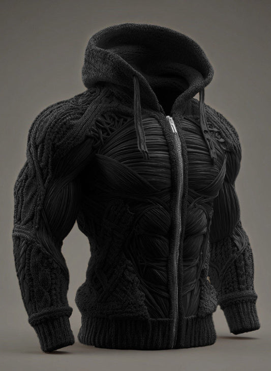 Sudadera con Cierre Estampada para Hombre - Image 2