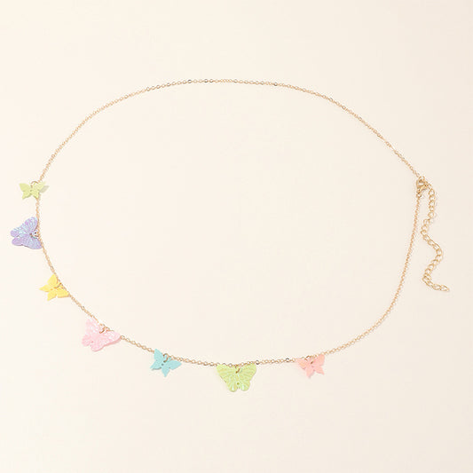 Cadena de Cintura con Mariposa de Lentejuelas - Accesorio Versátil y Elegante - Image 2