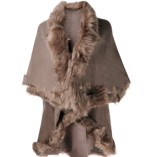 Cardigan Suelto Tipo Capa para Talla Grande Mujer - Image 2