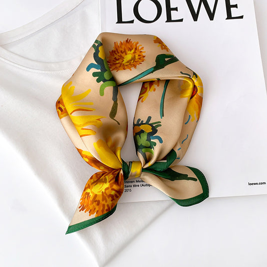 Pañuelo Vintage Girasol para Mujer - Estilo Clásico y Elegante - Image 2