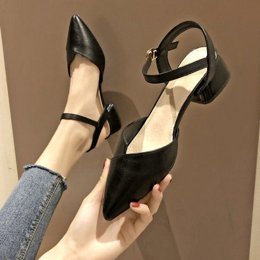 Sandalias Baotou de Tacón Punta Afilada - Estilo Hada Verano - Image 2