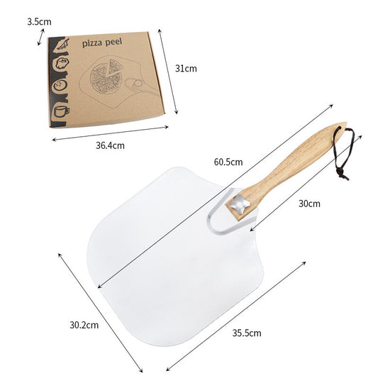Pala de Aluminio para Pizza con Mango Plegable Removible - Image 2