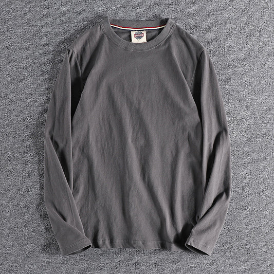 Sudadera Básica Teñida Lavada de Color Sólido - Image 2