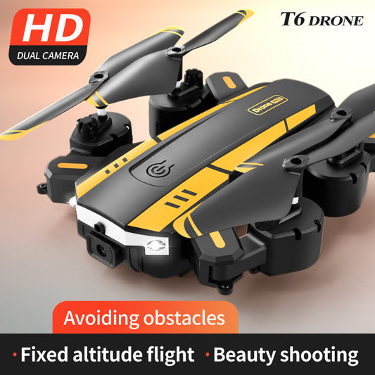 Dron Profesional T6 con Cámara HD - Cuadricóptero Plegable de Control Remoto - Image 2