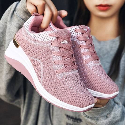 Tenis Deportivos para Mujer con Elevación Interna y Suela Gruesa Transpirable - Image 2