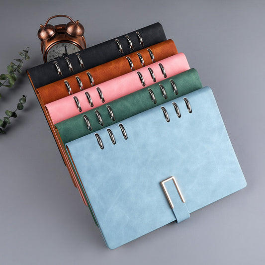Cuaderno A5 Profesional con Hojas Removibles para Negocios y Reuniones - Image 2
