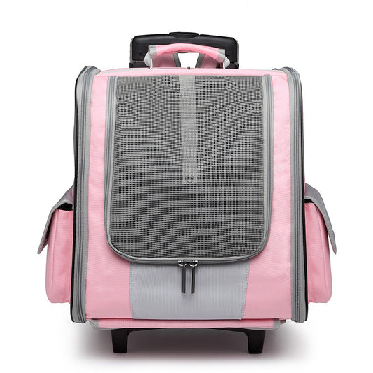 Mochila Transportadora Respirable para Mascotas con Ruedas - Image 2