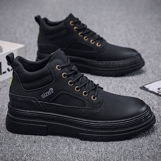 Botas Altas Estilo Británico para Hombre con Suela Reforzada - Image 2
