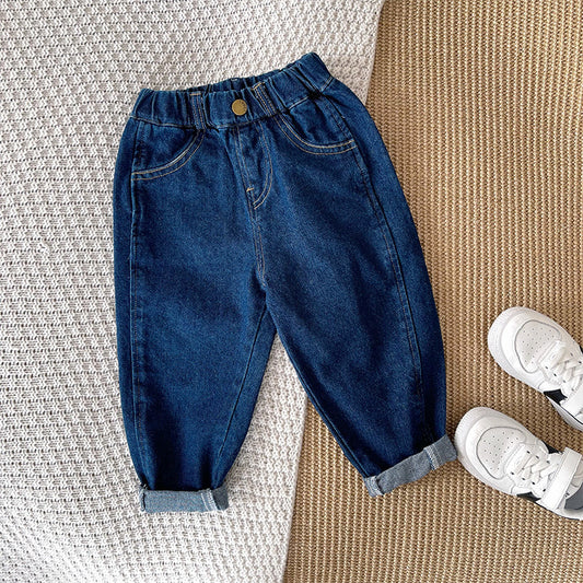 Pantalones Azules Texturizados para Niño - Image 2