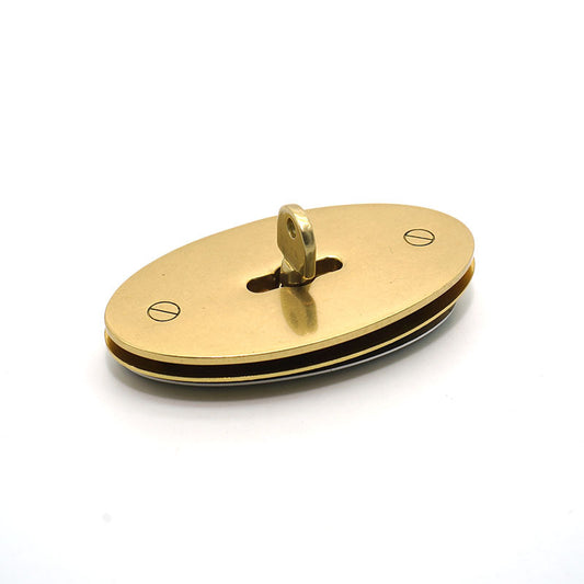 Cierre de Cobre Puro para Bolsos - Broche Giratorio Ovalado Premium - Image 2