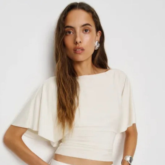 Playera Básica Cuello Redondo Manga Corta Mujer - Diseño Versátil Colores Sólidos - Image 2