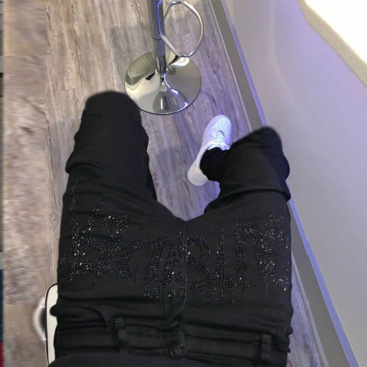 Jeans Rotos Negros para Hombre - Estilo Urbano Moderno - Image 2