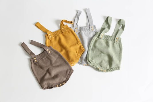 Body de Bebé en Algodón y Lana con Tirantes Ajustables - Image 2