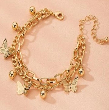 Pulsera Mariposa Elegante con Borlas - Set Mayorista - Image 2