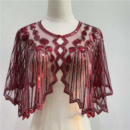 Chal Corto Brillante para Vestido Delgado - Complemento Elegante - Image 2