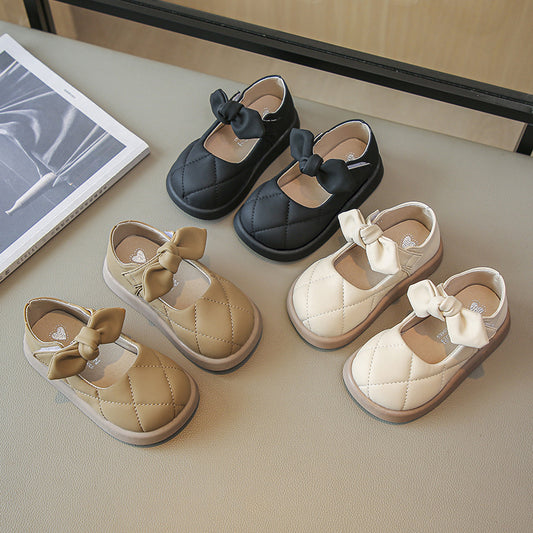 Zapatos Princesa Niña Estilo Lolita con Lazo - Pumps de Cuero Suave - Image 2