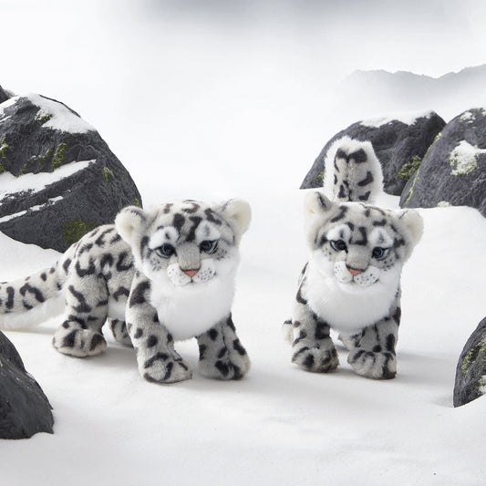 Peluche Leopardo de Nieve - Juguete Realista de Simulación - Image 2