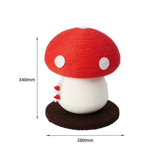 Árbol Rascador para Gatos en Forma de Hongo Rojo - Image 2
