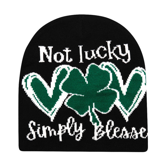 Gorro Tejido con Letras para Otoño e Invierno - Abrigo Outdoor - Image 2