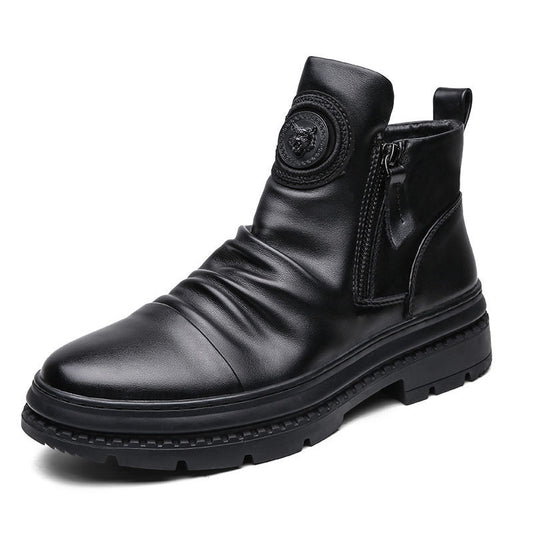 Botas Tácticas Militares Altas para Hombre con Terciopelo - Image 2