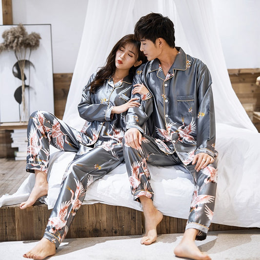 Pijama Unisex Cardigan Casual de Manga Larga - Image 2