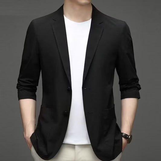 Blazer Casual de Talla Grande para Hombre - Primavera Verano - Image 2