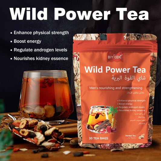 Té de Energía Natural para Hombres - Suplemento Herbal Certificado GMP - Image 2