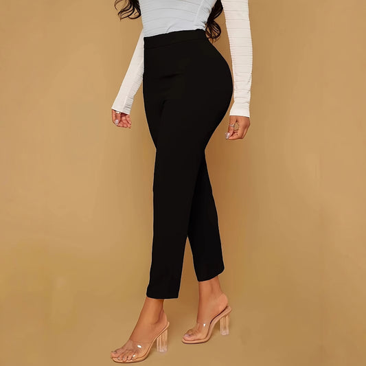 Pantalón Casual de Cintura Alta Slim Fit Cómodo - Image 2