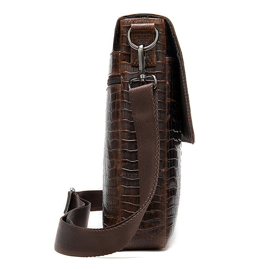 Bolsa Mensajero Ejecutiva de Cuero Premium para Hombre con Diseño Moderno - Image 2
