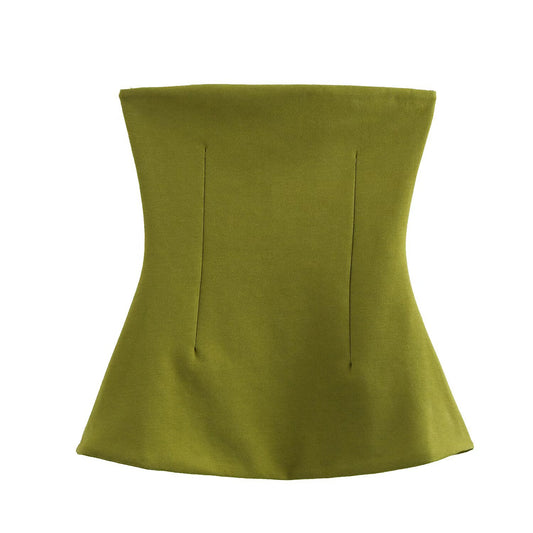Top Reversible Doble Tela para Mujer - Estilo Europeo y Americano - Image 2