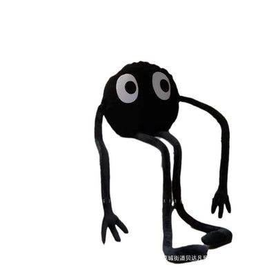 Peluche Decorativo Sofá Carbón Negro - Muñeco Trendy para Dormitorio y Fotos