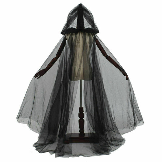 Capa Larga de Encaje Bruja para Fiesta y Prom - Image 2
