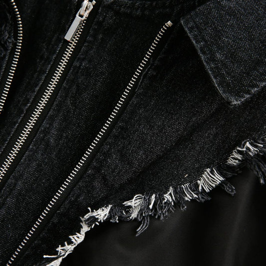 Chamarra Hoodie Retro Americana con Costura Industrial Reforzada - Image 2