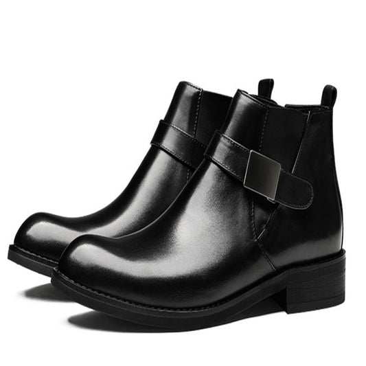 Botas Martin de Cuero para Hombre - Estilo Británico Otoño Invierno - Image 2